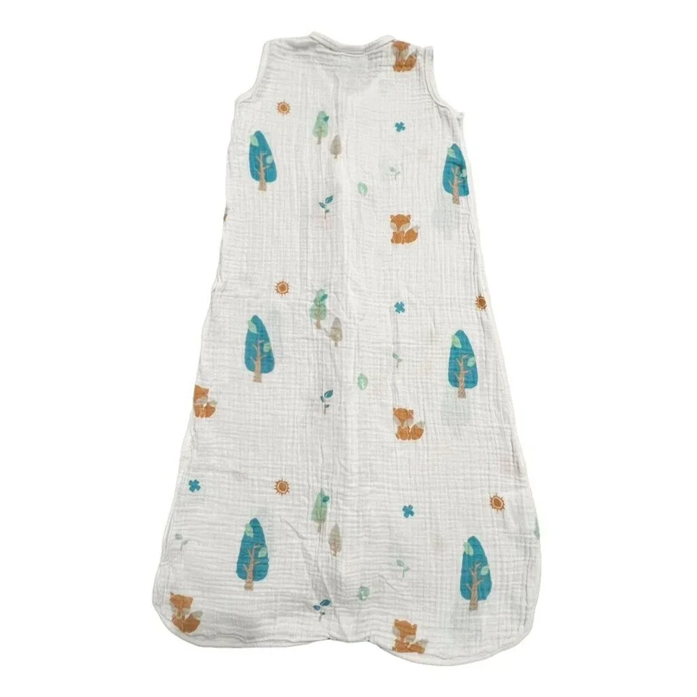 1st Laugh L (18m-3T) Woodland Fox Muslin Sleepsack